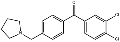 3,4-DICHLORO-4'-PYRROLIDINOMETHYL BENZOPHENONE price.