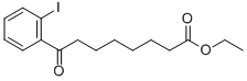 ETHYL 8-(2-IODOPHENYL)-8-OXOOCTANOATE Struktur