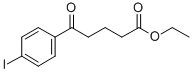 ETHYL 5-(4-IODOPHENYL)-5-OXOVALERATE Struktur