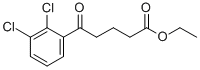 ETHYL 5-(2,3-DICHLOROPHENYL)-5-OXOVALERATE Struktur