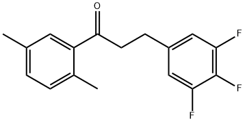 2',5'-DIMETHYL-3-(3,4,5-TRIFLUOROPHENYL)PROPIOPHENONE price.