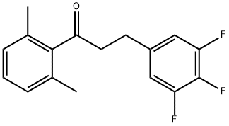 2',6'-DIMETHYL-3-(3,4,5-TRIFLUOROPHENYL)PROPIOPHENONE price.