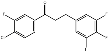 4'-CHLORO-3'-FLUORO-3-(3,4,5-TRIFLUOROPHENYL)PROPIOPHENONE price.