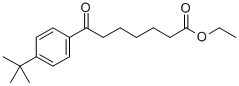 ETHYL 7-(4-T-BUTYLPHENYL)-7-OXOHEPTANOATE Struktur