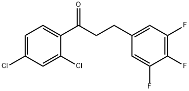 2',4'-DICHLORO-3-(3,4,5-TRIFLUOROPHENYL)PROPIOPHENONE price.