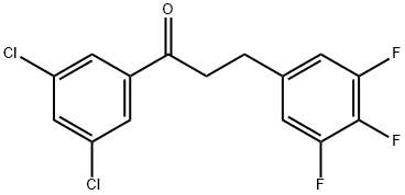 3',5'-DICHLORO-3-(3,4,5-TRIFLUOROPHENYL)PROPIOPHENONE price.