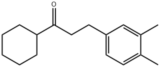 CYCLOHEXYL 2-(3,4-DIMETHYLPHENYL)ETHYL KETONE Struktur