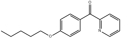 2-(4-PENTYLOXYBENZOYL)PYRIDINE Struktur