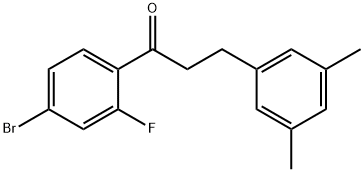 4'-BROMO-3-(3,5-DIMETHYLPHENYL)-2'-FLUOROPROPIOPHENONE price.