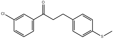 3'-CHLORO-3-(4-THIOMETHYLPHENYL)PROPIOPHENONE price.