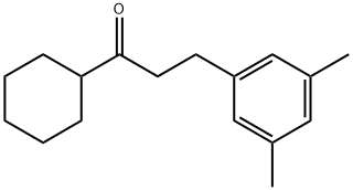 CYCLOHEXYL 2-(3,5-DIMETHYLPHENYL)ETHYL KETONE Struktur