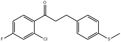 2'-CHLORO-4'-FLUORO-3-(4-THIOMETHYLPHENYL)PROPIOPHENONE price.