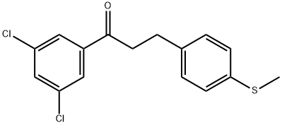 3',5'-DICHLORO-3-(4-THIOMETHYLPHENYL)PROPIOPHENONE price.