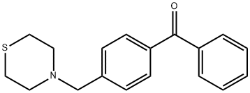 4-(THIOMORPHOLINOMETHYL)BENZOPHENONE Struktur