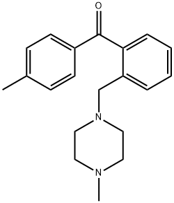 4'-METHYL-2-(4-METHYLPIPERAZINOMETHYL) BENZOPHENONE Struktur