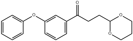 3-(1,3-DIOXAN-2-YL)-3'-PHENOXYPROPIOPHENONE Struktur