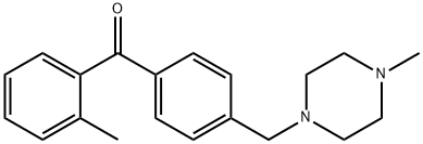 2-METHYL-4'-(4-METHYLPIPERAZINOMETHYL) BENZOPHENONE price.