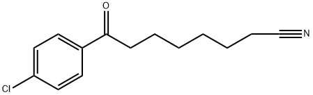 8-(4-CHLOROPHENYL)-8-OXOOCTANENITRILE Struktur