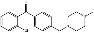 2-CHLORO-4'-(4-METHYLPIPERAZINOMETHYL) BENZOPHENONE price.