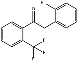 2-(2-BROMOPHENYL)-2'-TRIFLUOROMETHYLACETOPHENONE Struktur