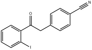 2-(4-CYANOPHENYL)-2'-IODOACETOPHENONE Struktur