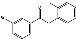 3'-BROMO-2-(2-FLUOROPHENYL)ACETOPHENONE Struktur