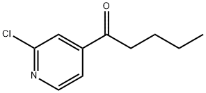 2-CHLORO-4-VALERYLPYRIDINE Struktur