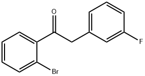 2'-BROMO-2-(3-FLUOROPHENYL)ACETOPHENONE Struktur