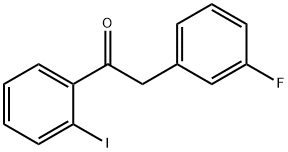 2-(3-FLUOROPHENYL)-2'-IODOACETOPHENONE Struktur