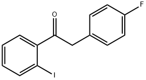 2-(4-FLUOROPHENYL)-2'-IODOACETOPHENONE Struktur