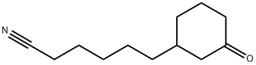 6-(3-OXOCYCLOHEXYL)HEXANENITRILE Struktur