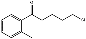 5-CHLORO-1-(2-METHYLPHENYL)-1-OXOPENTANE Struktur