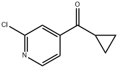 (2-CHLORO-PYRIDIN-4-YL)-CYCLOPROPYL-METHANONE Struktur