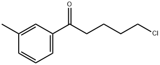 5-CHLORO-1-(3-METHYLPHENYL)-1-OXOPENTANE Struktur