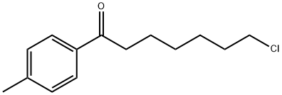 7-CHLORO-1-(4-METHYLPHENYL)-1-OXOHEPTANE Struktur