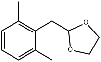 2,6-DIMETHYL(1,3-DIOXOLAN-2-YLMETHYL)BENZENE Struktur