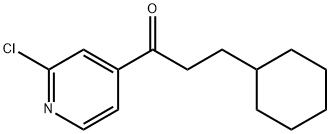 1-(2-CHLORO-PYRIDIN-4-YL)-3-CYCLOHEXYL-PROPAN-1-ONE price.