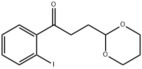 3-(1,3-DIOXAN-2-YL)-2'-IODOPROPIOPHENONE Struktur