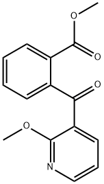 METHYL 2-(2-METHOXYNICOTINOYL)BENZOATE Struktur