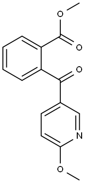 METHYL 2-(6-METHOXYNICOTINOYL)BENZOATE Struktur