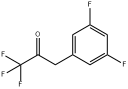 3-(3,5-DIFLUOROPHENYL)-1,1,1-TRIFLUORO-2-PROPANONE Struktur