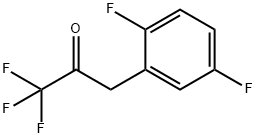 3-(2,5-DIFLUOROPHENYL)-1,1,1-TRIFLUORO-2-PROPANONE Struktur