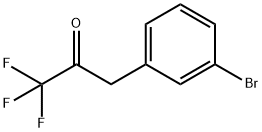 3-(3-BROMOPHENYL)-1,1,1-TRIFLUORO-2-PROPANONE Struktur