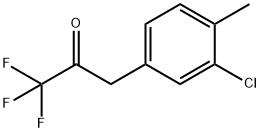 1-(3-CHLORO-4-METHYLPHENYL)-3,3,3-TRIFLUORO-2-PROPANONE Struktur