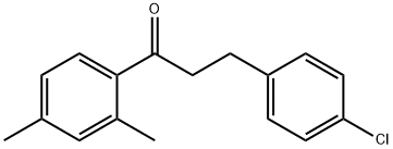 3-(4-CHLOROPHENYL)-2',4'-DIMETHYLPROPIOPHENONE Struktur