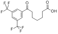 7-(3,5-DITRIFLUOROMETHYLPHENYL)-7-OXOHEPTANOIC ACID Struktur