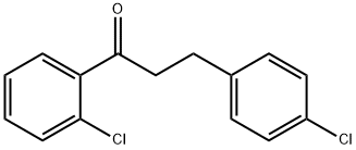 2'-CHLORO-3-(4-CHLOROPHENYL)PROPIOPHENONE Struktur