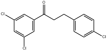 3-(4-CHLOROPHENYL)-3',5'-DICHLOROPROPIOPHENONE Struktur