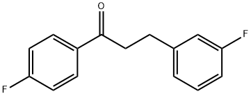 4'-FLUORO-3-(3-FLUOROPHENYL)PROPIOPHENONE Struktur