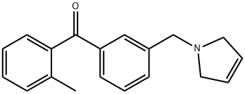 2-METHYL-3'-(3-PYRROLINOMETHYL) BENZOPHENONE price.